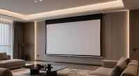 top motorized projector screens