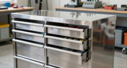 top stainless tool cabinets