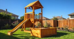 top wooden backyard playsets