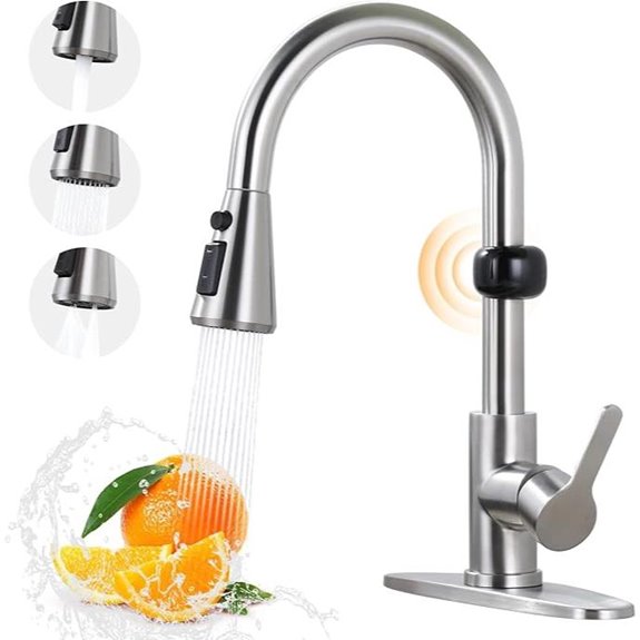 Touchless Kitchen Faucet with Motion Sensor