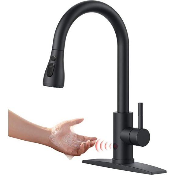 FORIOUS Touchless Kitchen Faucet with Pull-Down Sprayer