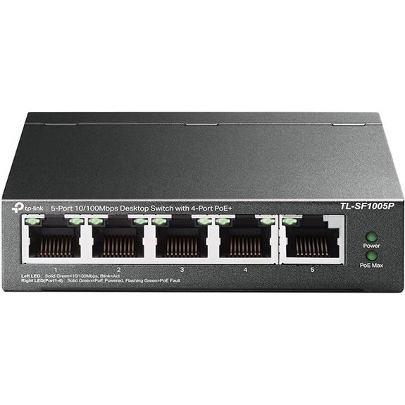 TP-Link 5-Port Fast Ethernet PoE Switch