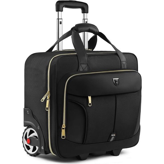 Rolling Laptop Bag and Briefcase for Business Travel