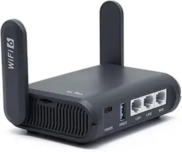 GL.iNet Slate AX Travel Router with Wi-Fi 6