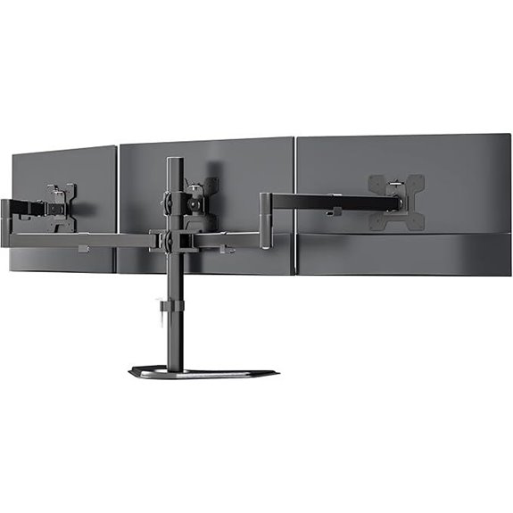 WALI Triple Monitor Stand for 27-inch Screens