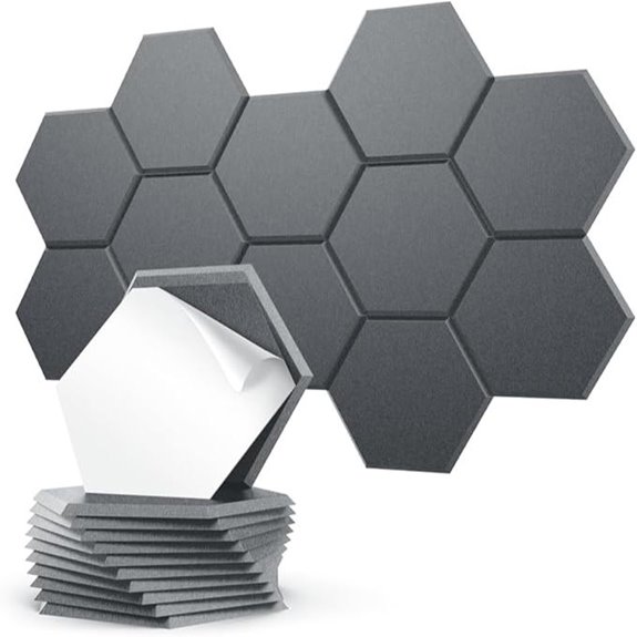 12 Pack Acoustic Wall Panels for Soundproofing