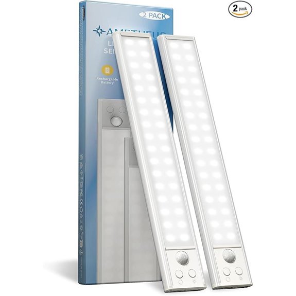 10-inch Rechargeable Under Cabinet Lights (2 Pack)