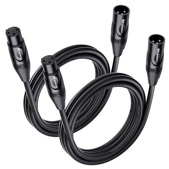 Cable Matters 2-Pack Microphone XLR Cables (6ft)