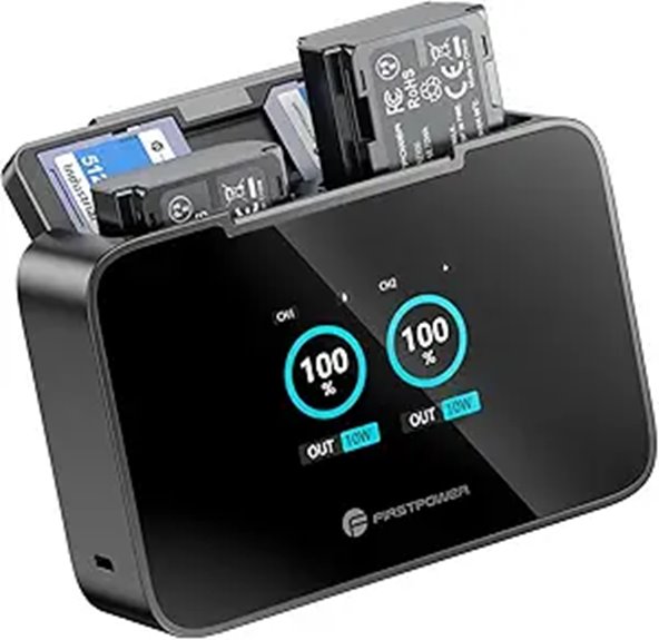 FirstPower NP-FZ100 Battery & 20W Dual Charger (2-Pack)