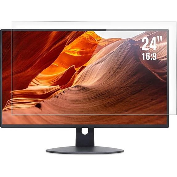 F FORITO 2-Pack 24 Anti-Glare Screen Protectors