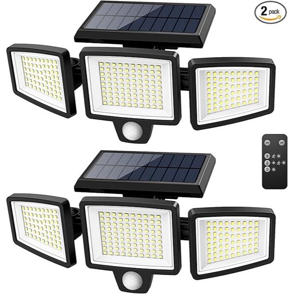 Tuffenough Solar LED Security Lights (2 Pack)