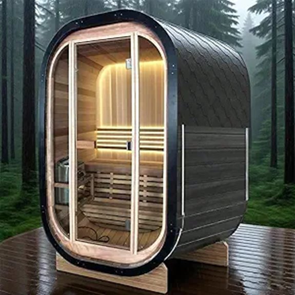Smartmak 2-Person Indoor/Outdoor Sauna Room