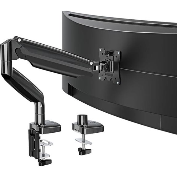 Mountup Ultrawide Monitor Arm with Clamp and Grommet