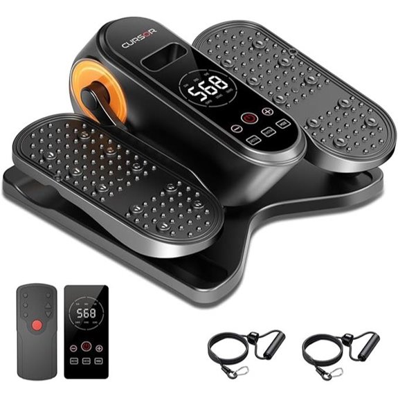 Under Desk Elliptical Machine with Remote and HR Mode