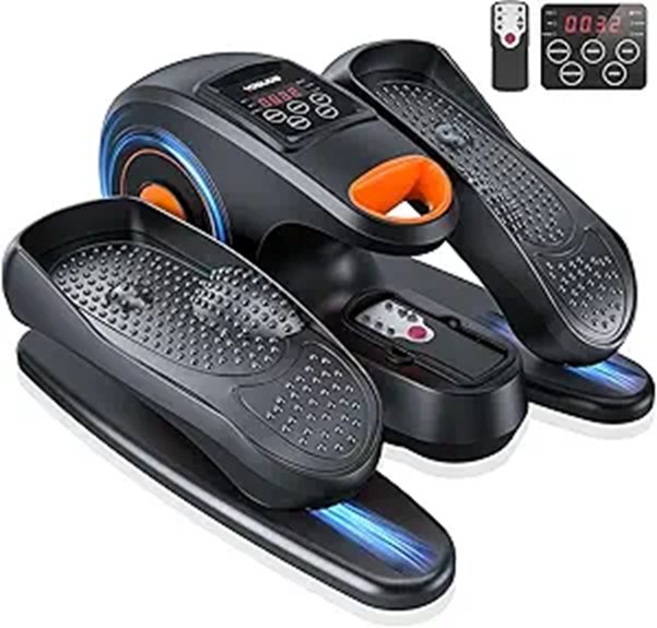 YOSUDA Under Desk Elliptical with Remote and Footstraps