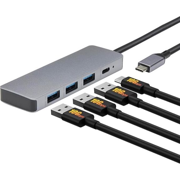 Amazon Basics USB-C Hub with 4 Ports