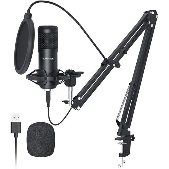 SUDOTACK USB Condenser Microphone for PC