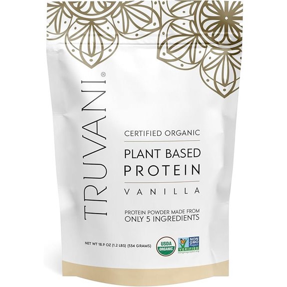 Truvani Vegan Pea Protein Powder Vanilla 20g