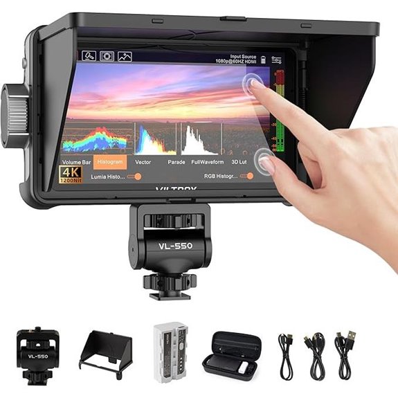 VILTROX DC-550 Pro 5.5 Camera Monitor with Touchscreen