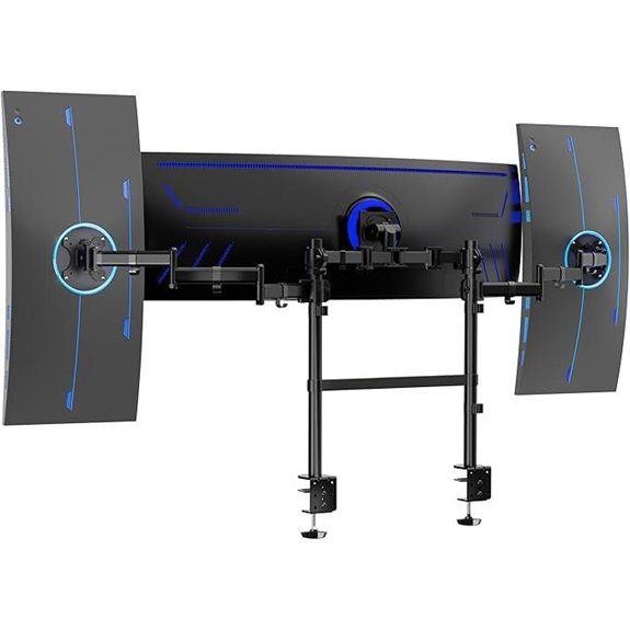 VIVO Triple Monitor Desk Mount for Up to 49-Inch