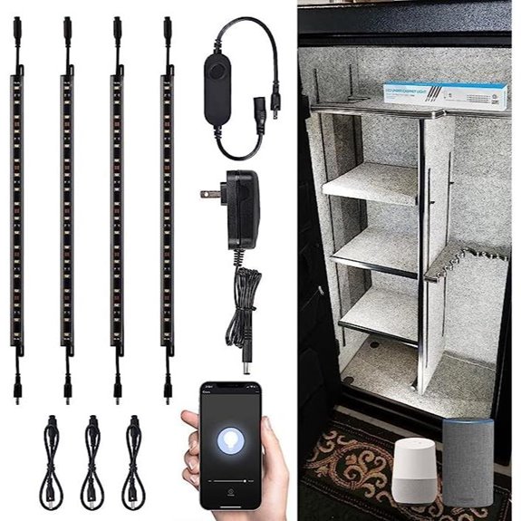 Torchstar Voice-Controlled Smart LED Light Bar Kit