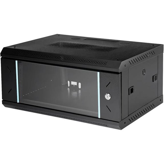 4U Wall Mount Server Rack Cabinet with Locking Door