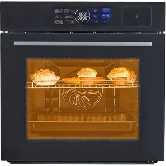 GarveeHome 24 Wall Oven with Air Fry & Steam