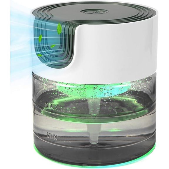 Water Air Purifier with Night Light for Home