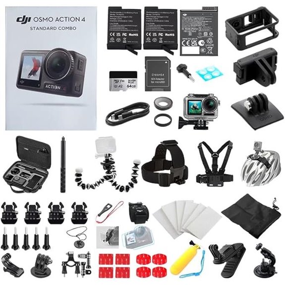 DJI Osmo Action 4 Combo Waterproof 4K Camera