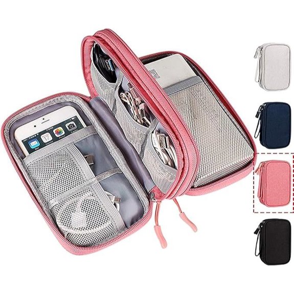 Waterproof Travel Electronic Organizer for Cables & Devices