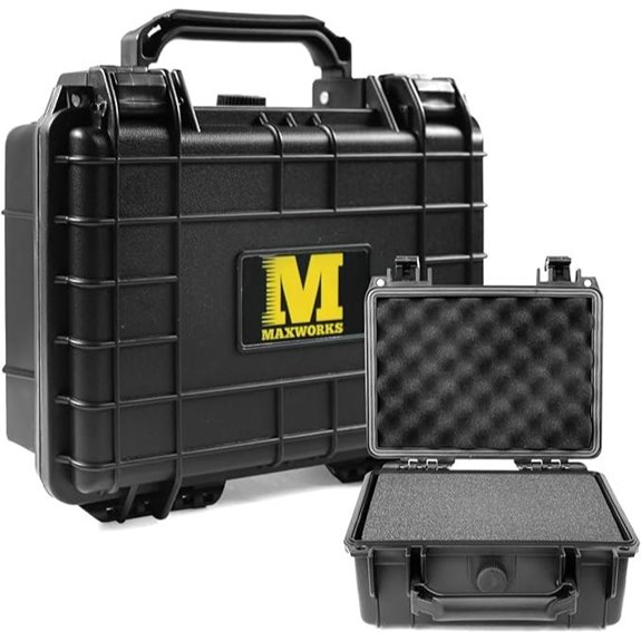 MaxWorks Waterproof Hard Case for Tools and Valuables