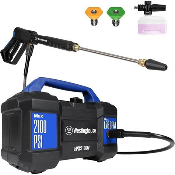 Westinghouse ePX3100v Pressure Washer with Accessories