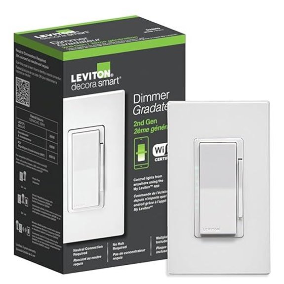 Leviton Decora Wi-Fi Smart Dimmer Switch (2nd Gen)