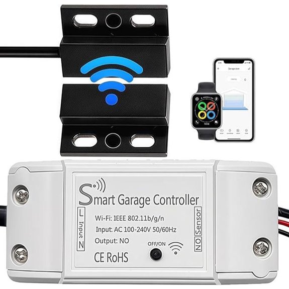 Smart WiFi Garage Door Opener with App Control