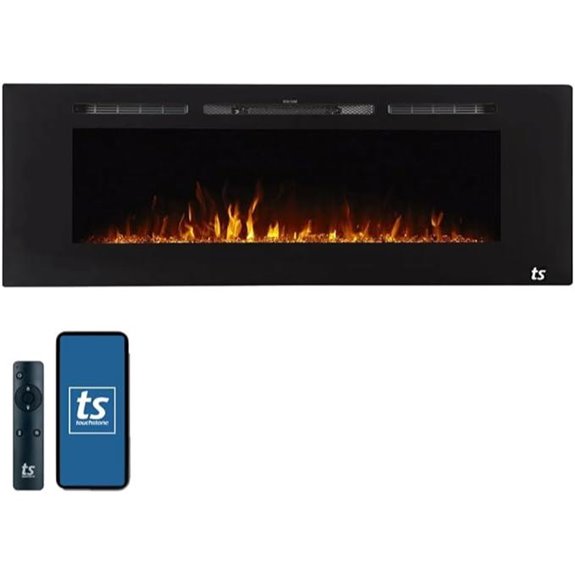 Touchstone 60 Smart Electric Fireplace with WiFi