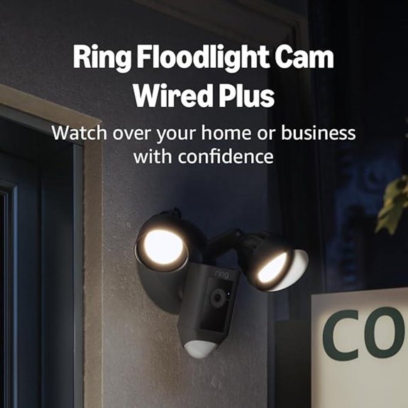 Ring Floodlight Cam Wired Plus – Motion-Activated HD Security Light