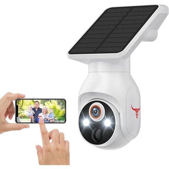 Wireless 1080p Solar Security Camera with AI Detection