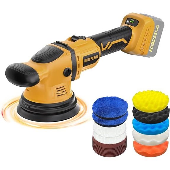 Cordless 6-Inch Orbital Car Polisher Kit (Tool Only)