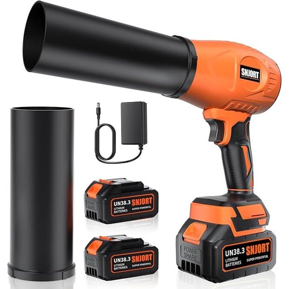 Cordless Leaf Blower with Battery and Nozzle