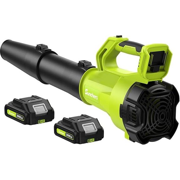 Cordless Leaf Blower with Batteries and Charger