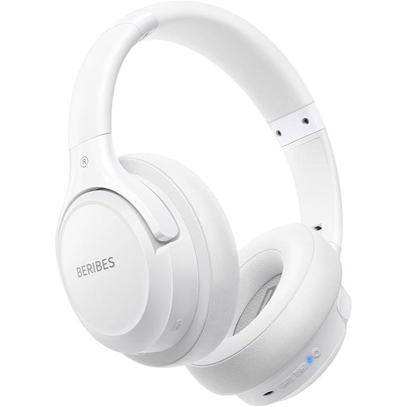BERIBES Over Ear Bluetooth Headphones with Microphone