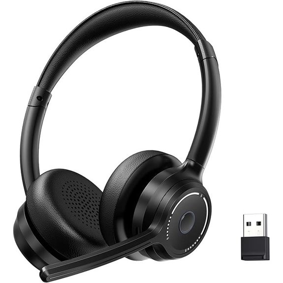 Wireless Bluetooth Headset with Mic and Noise Cancelling