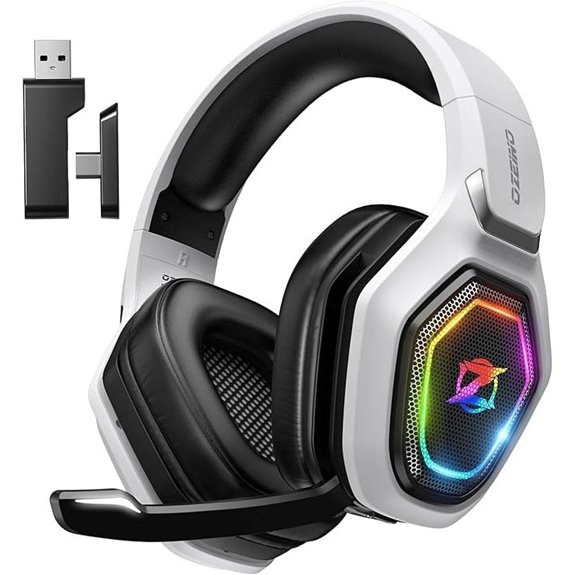 Ozeino Wireless Gaming Headset with Microphone and 40H Battery