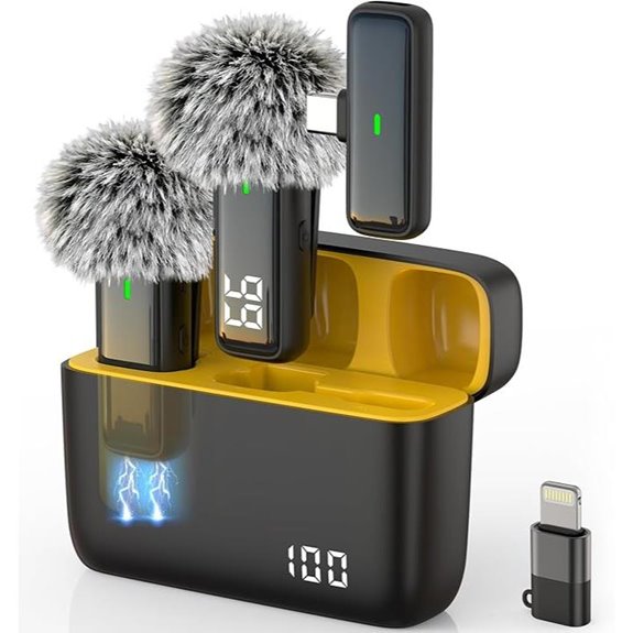 Wireless Laval Microphone for iPhone and Android