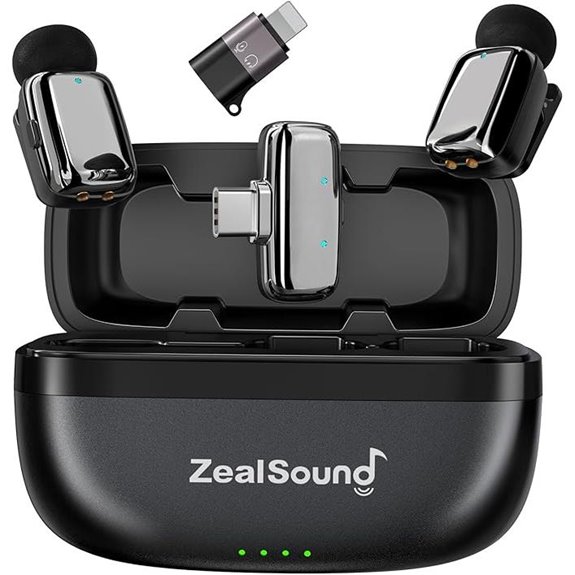 ZealSound Wireless Lavalier Microphone for Mobile Devices