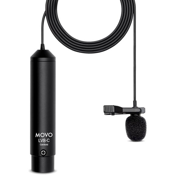 Movo LV8-C Lavalier Microphone Kit