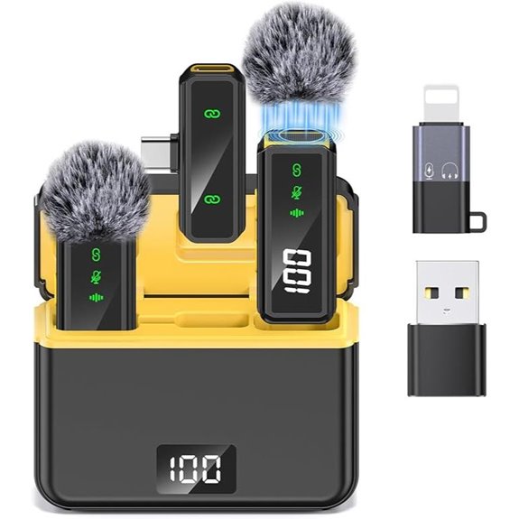 Wireless Lavalier Microphone for Smartphones & PC