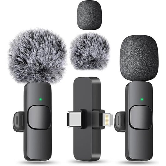 MAYBESTA Wireless Microphone for iPhone & Android
