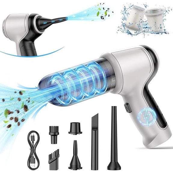 Cordless Handheld Car Vacuum with Wet & Dry Function