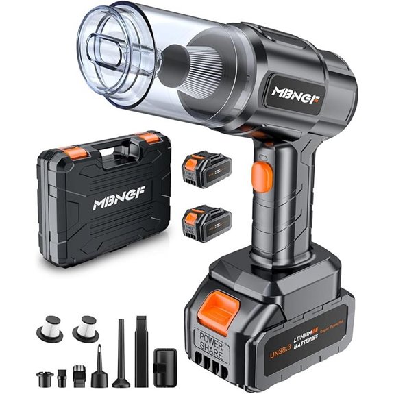 Cordless Car Vacuum with High Power Suction